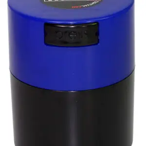 TightVac Vakuumdose, 290 ml, schwarz mit dunkelblauem Deckel