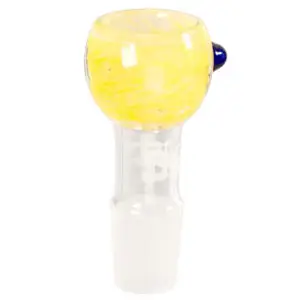 Glaskopf für Bong Boost, 18,5 mm, gelb, 1 St.