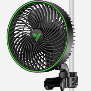 VIVOSUN AeroWave E6 GEN2 Clip-Ventilator mit EC-Motor, 12 W/15 cm