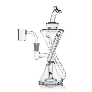 Gläserner Minibong MJ Arsenal Time Turner Dab Rig, klar