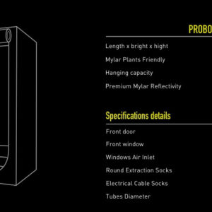 Garden HighPro ProBox Ecopro 80H, 80 × 80 × 180 cm
