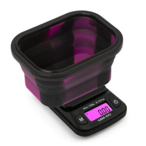 Waage On Balance Mini Silicone Bowl Scale, 100 g/0,01 g, rosa
