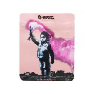 G-Rollz Banksy’s Graffiti Zip-Beutel, 100 × 125 mm, Torch Boy