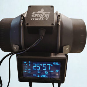 Ventilator STURM SPEC – T100 214 m³/h, 100 mm mit digitalem Controller