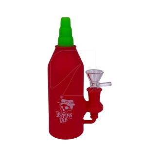 Silikon-Bong Poppins Lab Chilli, 16,5 cm
