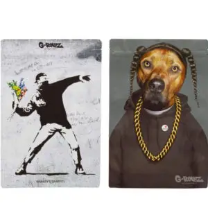 G-Rollz Banksy’s Graffiti Zip-Beutel, 200 × 300 mm, Rap Dog