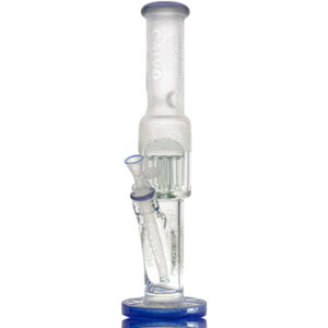 Glas-Sandstrahl-Bong CALVO Straight Tube, lila, 42 cm, Schliff 14 mm