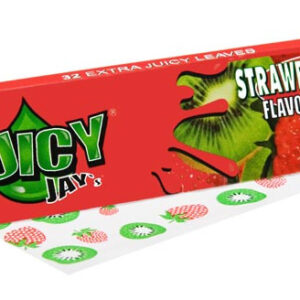Papierchen JUICY JAY’S King Size, Erdbeere/Kiwi, 32 St. pro Packung