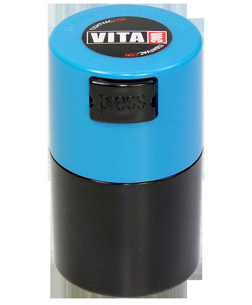 TightVac VitaVac Vakuum-Transportdose, 60 ml, hellblau