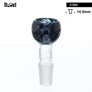 Glas-Kopf für Boost-Bong, 14,5 mm, schwarz, 1 St.