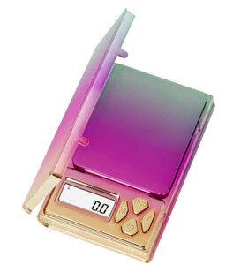 Waage On Balance Shine Scale, 100 g/0,01 g, Regenbogenfarben