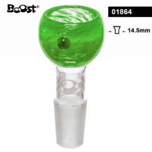 Glaskopf für Boost Bong, 14,5 mm, grün, 1 St.