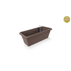 Selbstbewässernder Blumentopf Extra Line SMART, Länge 50 cm, Braun