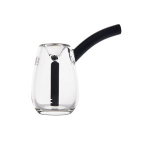 Glas-Mini-Bubbler MJ Arsenal Bulb Bubbler Onyx, schwarz