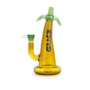 Glas-Bong Grace Glass, Yellow Palm Tree, 27 cm, 1 St.